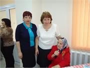 Поздравление с днем пожилого человека  обслуживаемых из п. Солнечный
