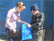 Вручение подарков от Главы Сосновского района - ветеранам ВОВ